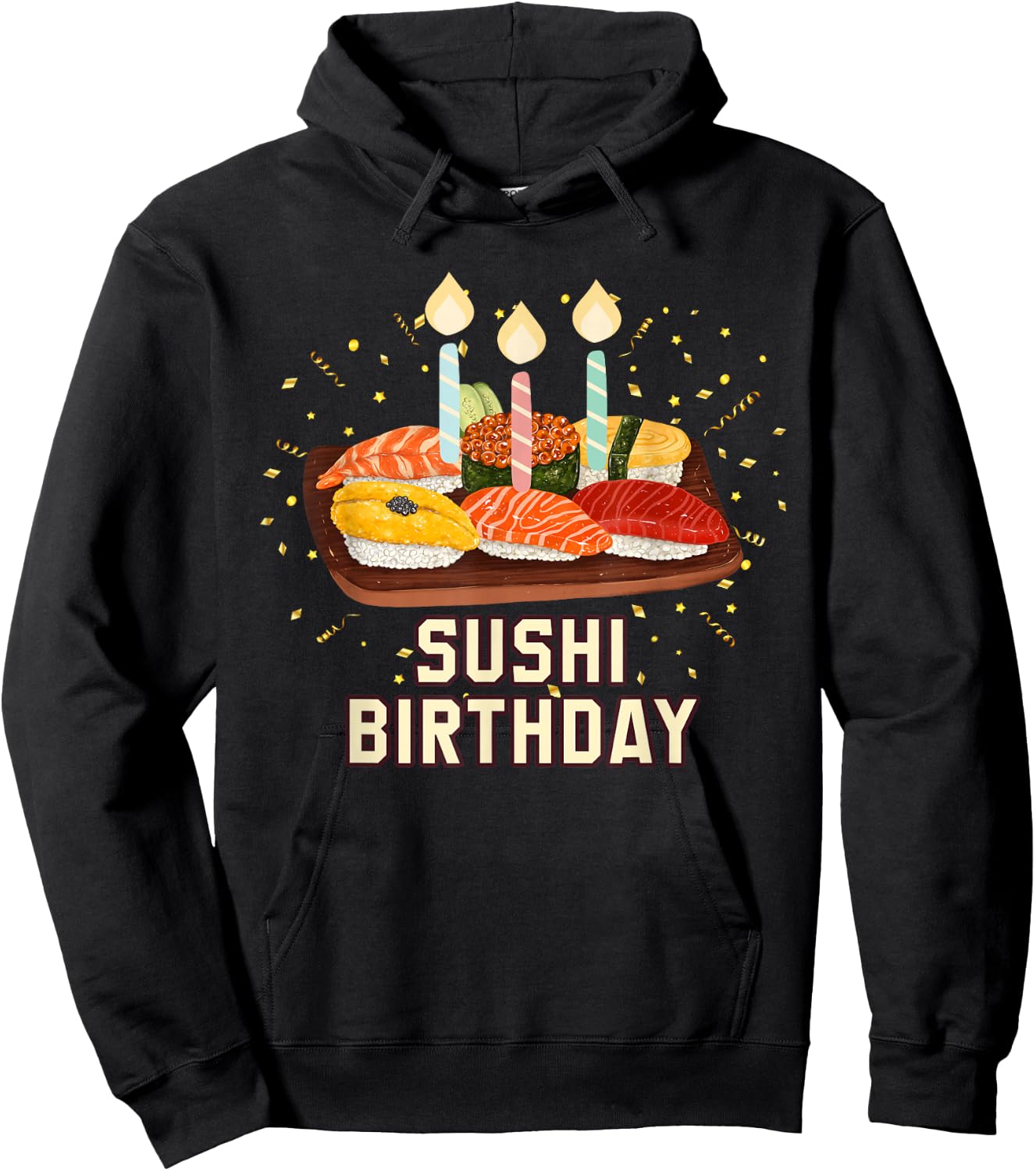 Enjoy birthday Sushi a gifts Hoodie - Hoodie | Black