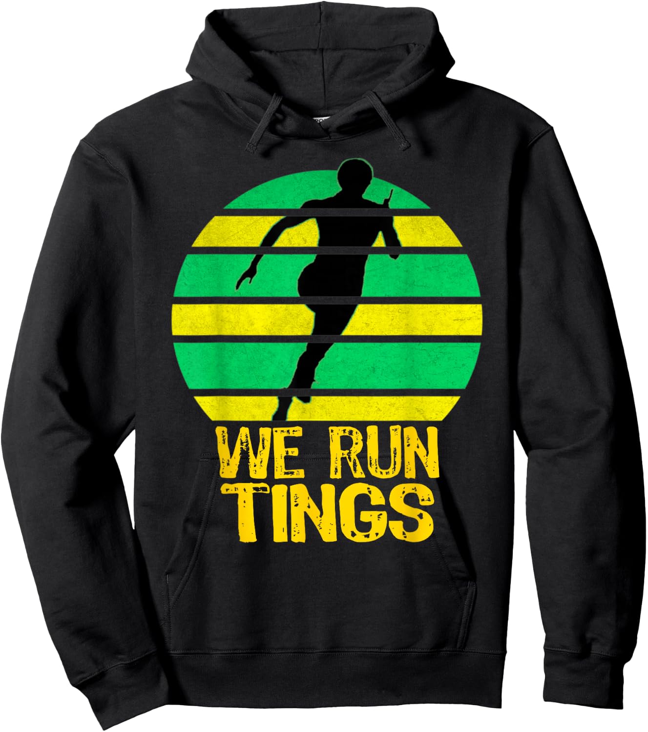 Jamaica Track Quote Hoodie - Hoodie | Black