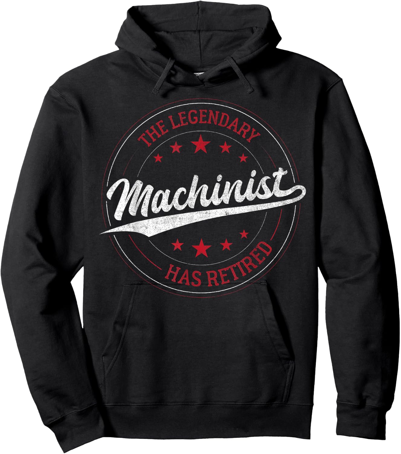 Legendary Retired Machinist Hoodie - Hoodie | Black