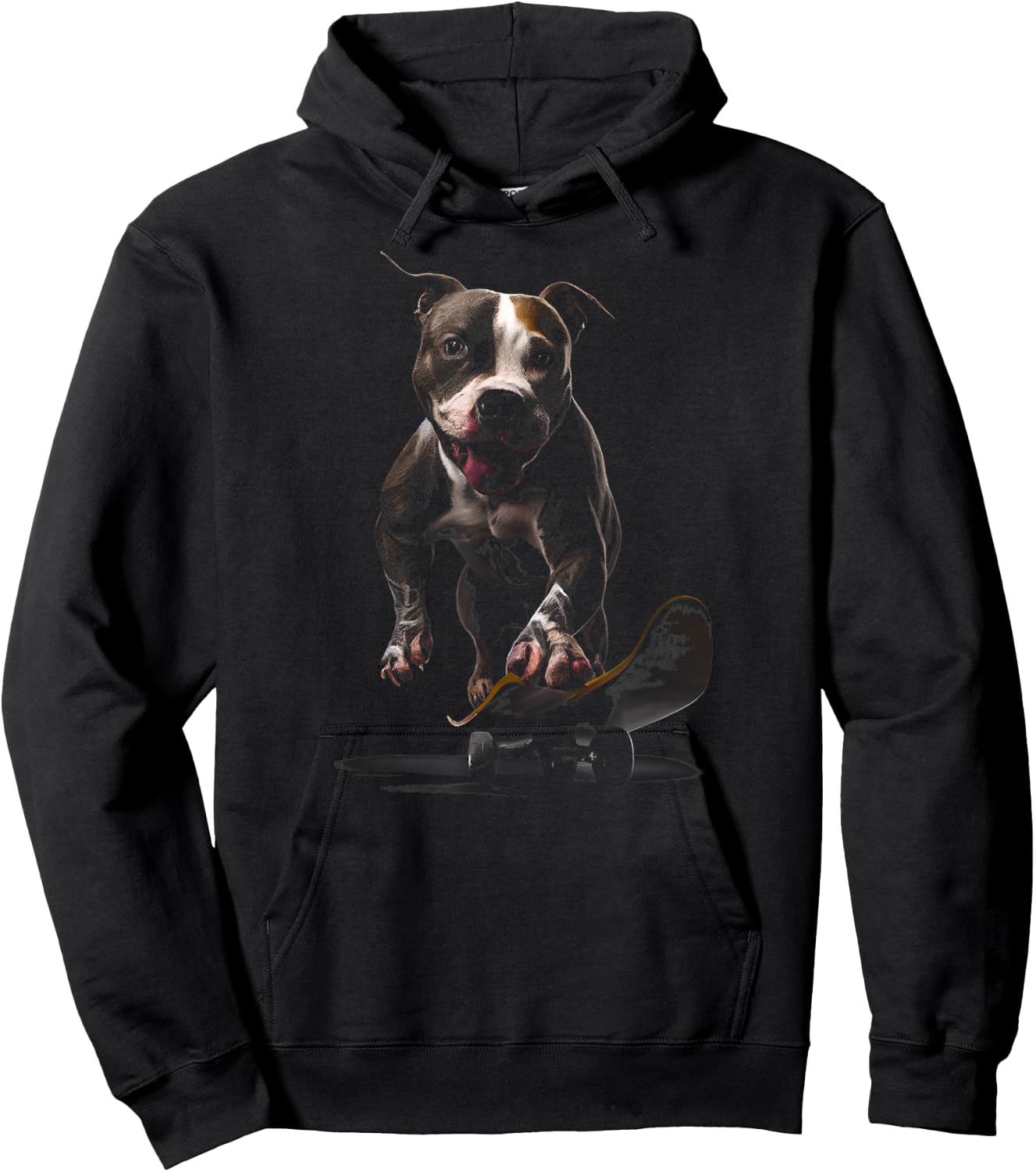 Art Colorful American Staffordshire Terrier Hoodie - Hoodie | Black
