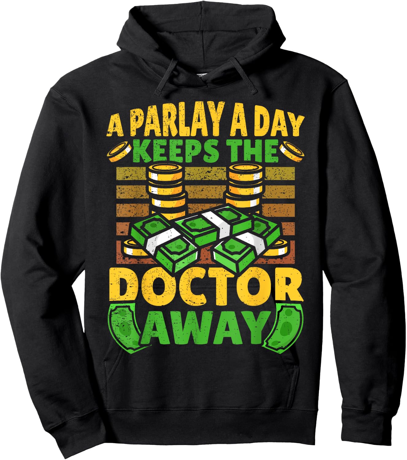 A Parlay A Day Keeps The Doctor Away Sports Betting Hoodie - Hoodie | Black