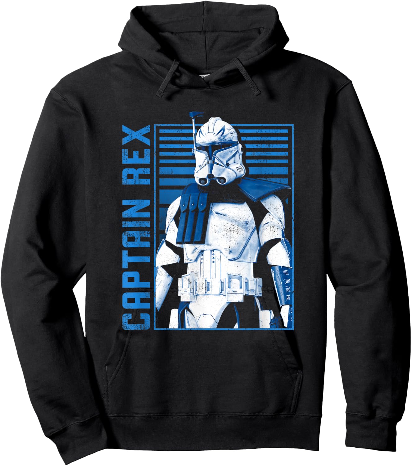 Star Wars: Ahsoka Captain Rex Vintage Rebel Fighter Poster Hoodie - Hoodie | Black