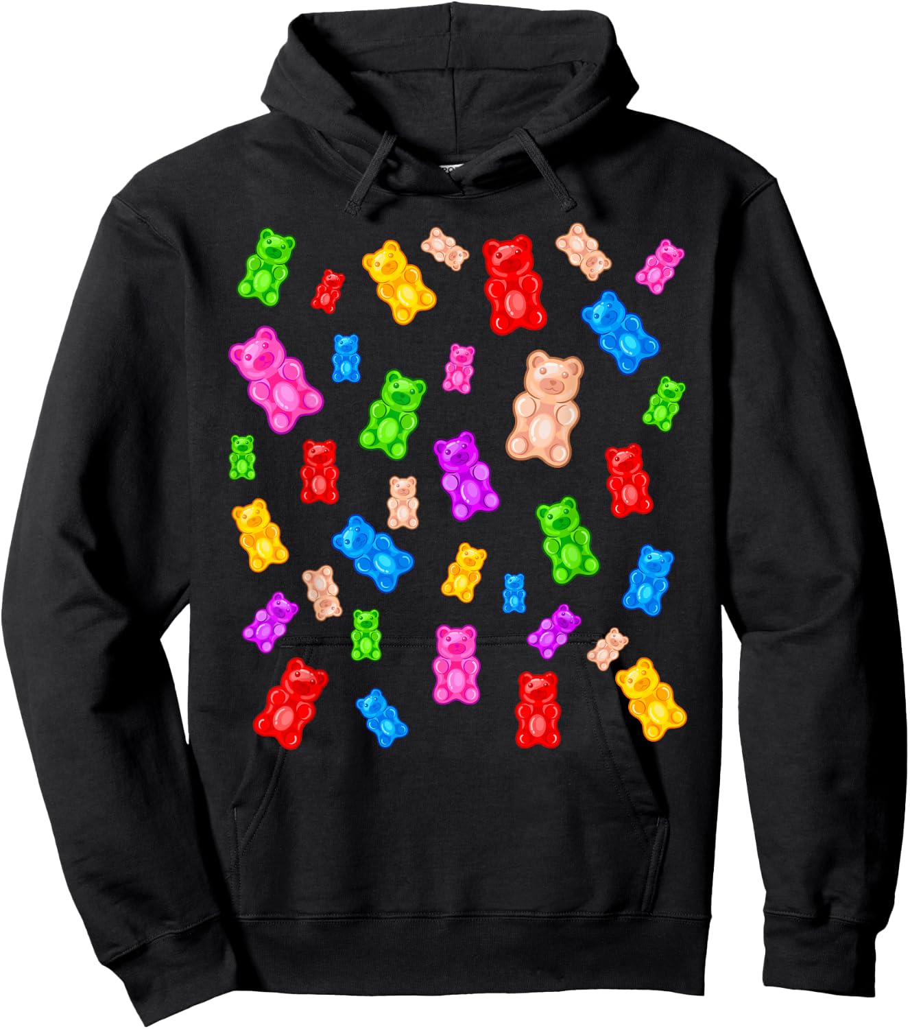 Gummy Bear Candy Mix Hoodie - Hoodie | Black