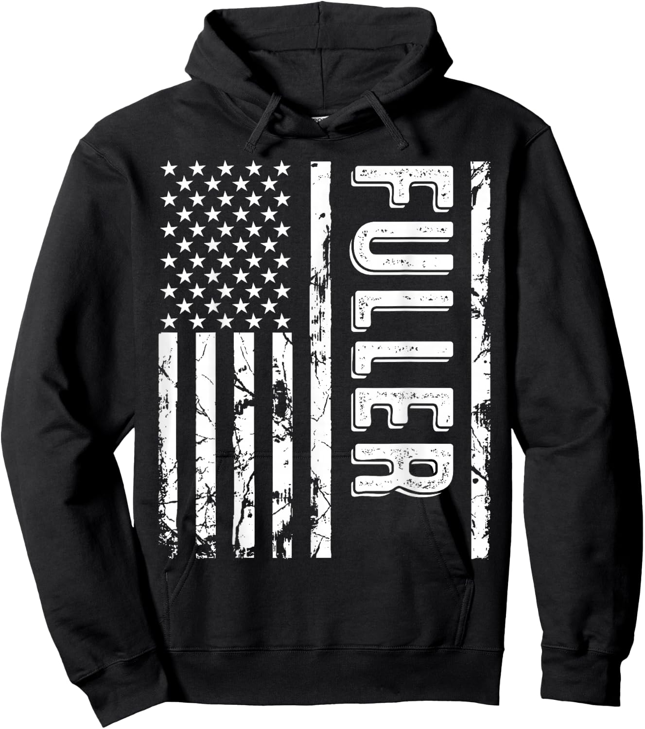 Fuller Last Name Funny Surname Team Fuller Family Reunion Hoodie - Hoodie | Black