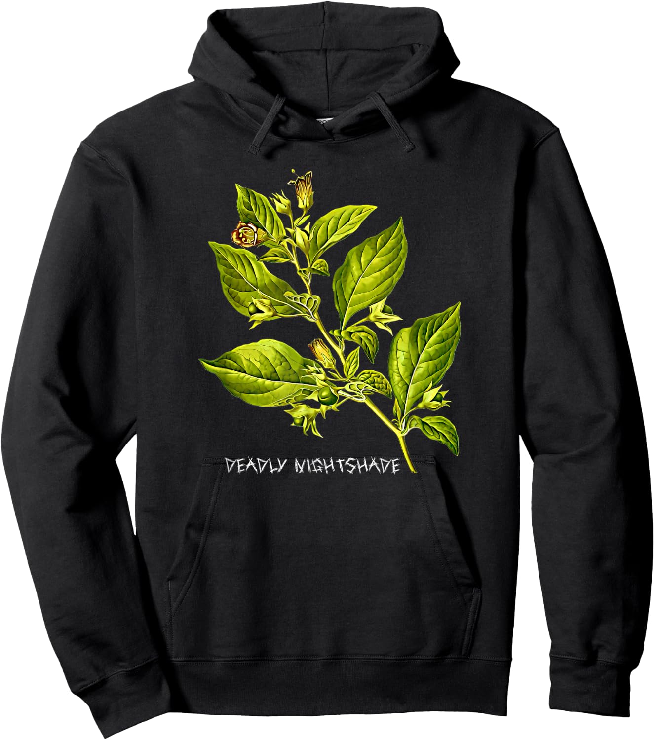 Deadly Nightshade Poisonous Flowering Plant A Gardening Hoodie - Hoodie | Black