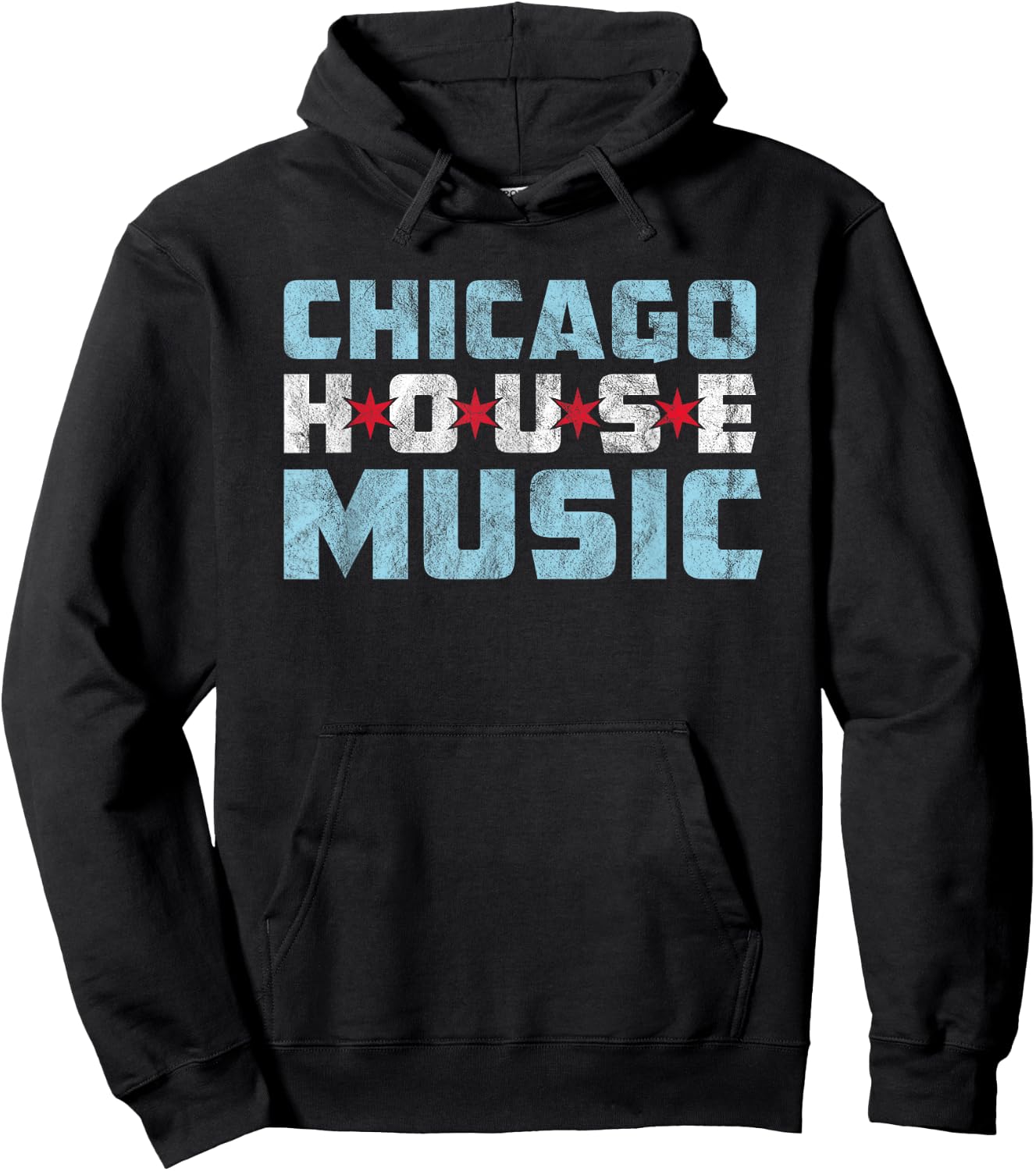 Chicago House Music - EDM Dance Music DJ Hoodie - Hoodie | Black