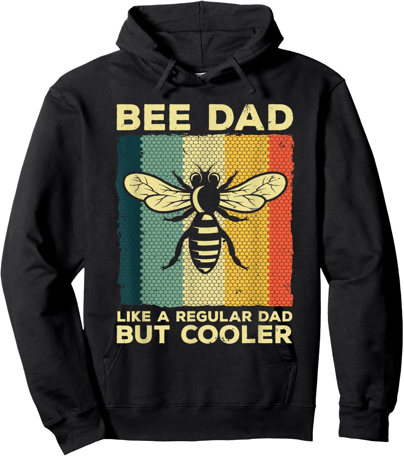 Cool Beekeeping Art Men Dad Bee Hive Keeping Honey Beekeeper Hoodie - Hoodie | Black