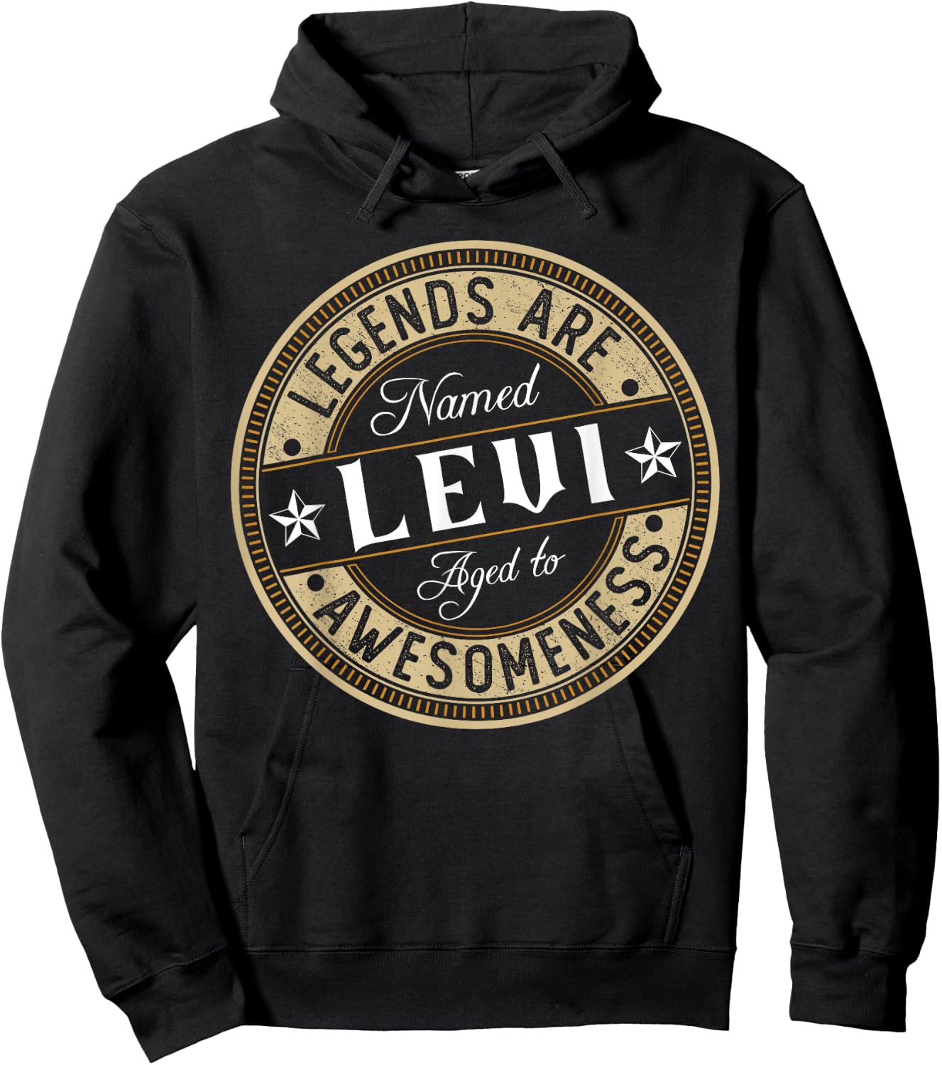 Levi | Legends are Named | Levi Hoodie - Hoodie | Black