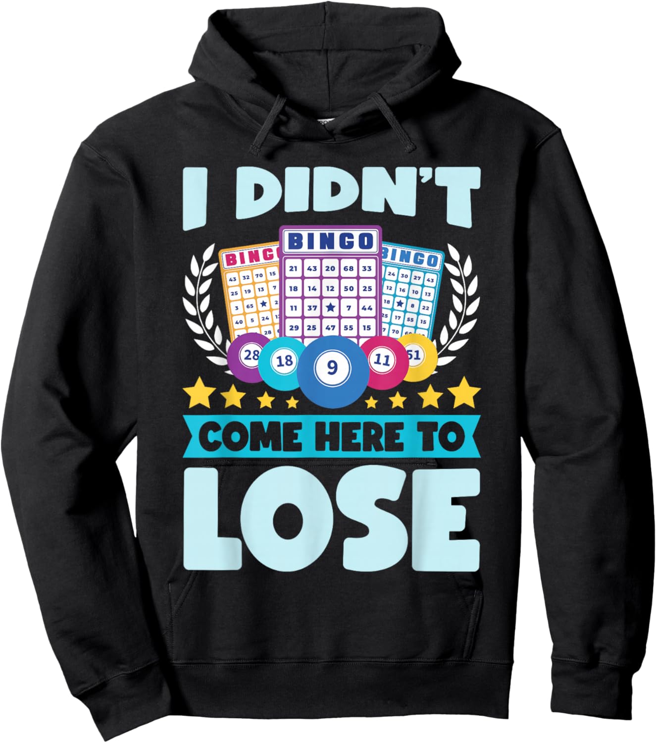 Bingo Player Lover Lucky Bingo Hoodie - Hoodie | Black