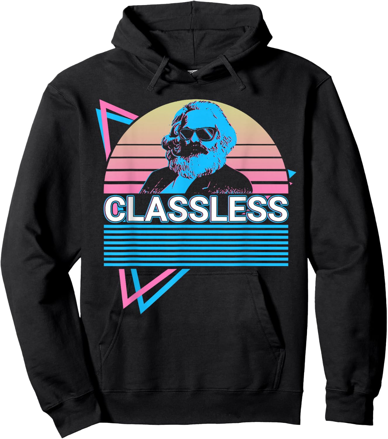 Karl Marx Communism Communist Socialism Classless Hoodie - Hoodie | Black