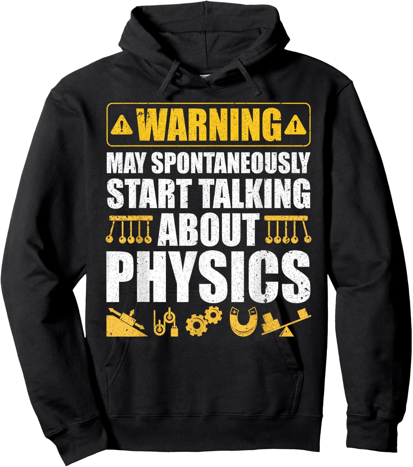 Cute Physics Art Women Physics Teacher Geeky Science Hoodie - Hoodie | Black