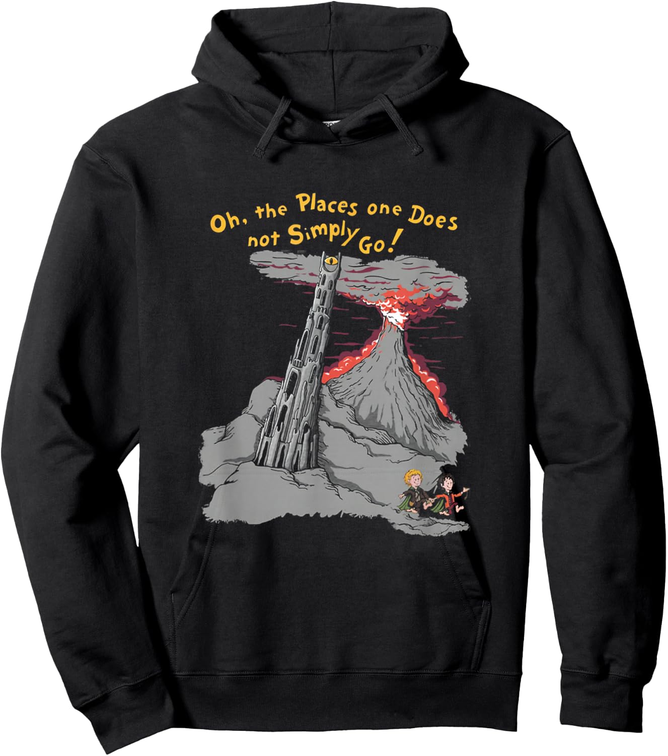 Oh The Places One Does Not Simply Go! Hoodie - Hoodie | Black