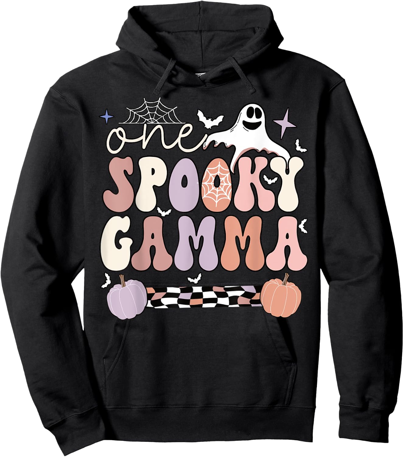 Spooky Gamma Grandmother Halloween Gamma Grandma Hoodie - Hoodie | Black