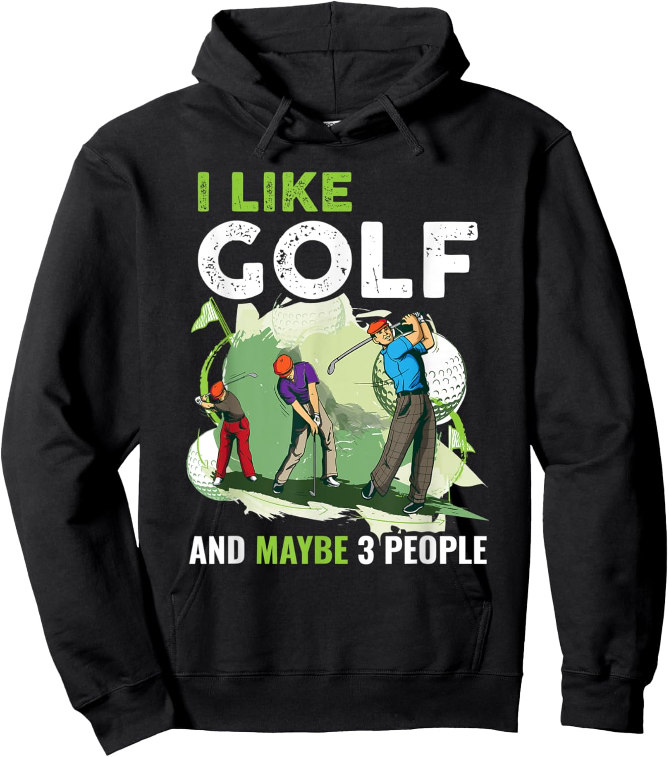 Fun Golf Hoodie - Hoodie | Black