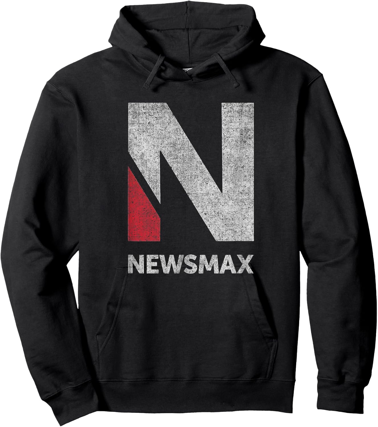 Newsmax - Real News, Conservative Politics for Real People Hoodie - Hoodie | Black