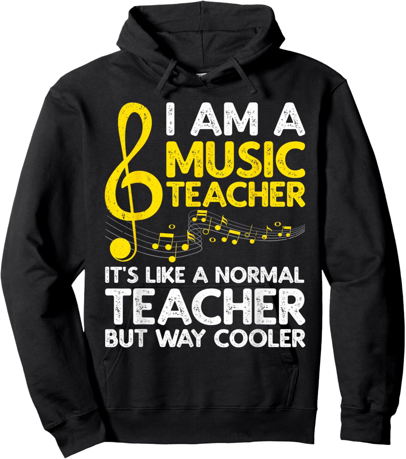 Cool Music Teacher Art Women School Orchestra Coach Hoodie - Hoodie | Black