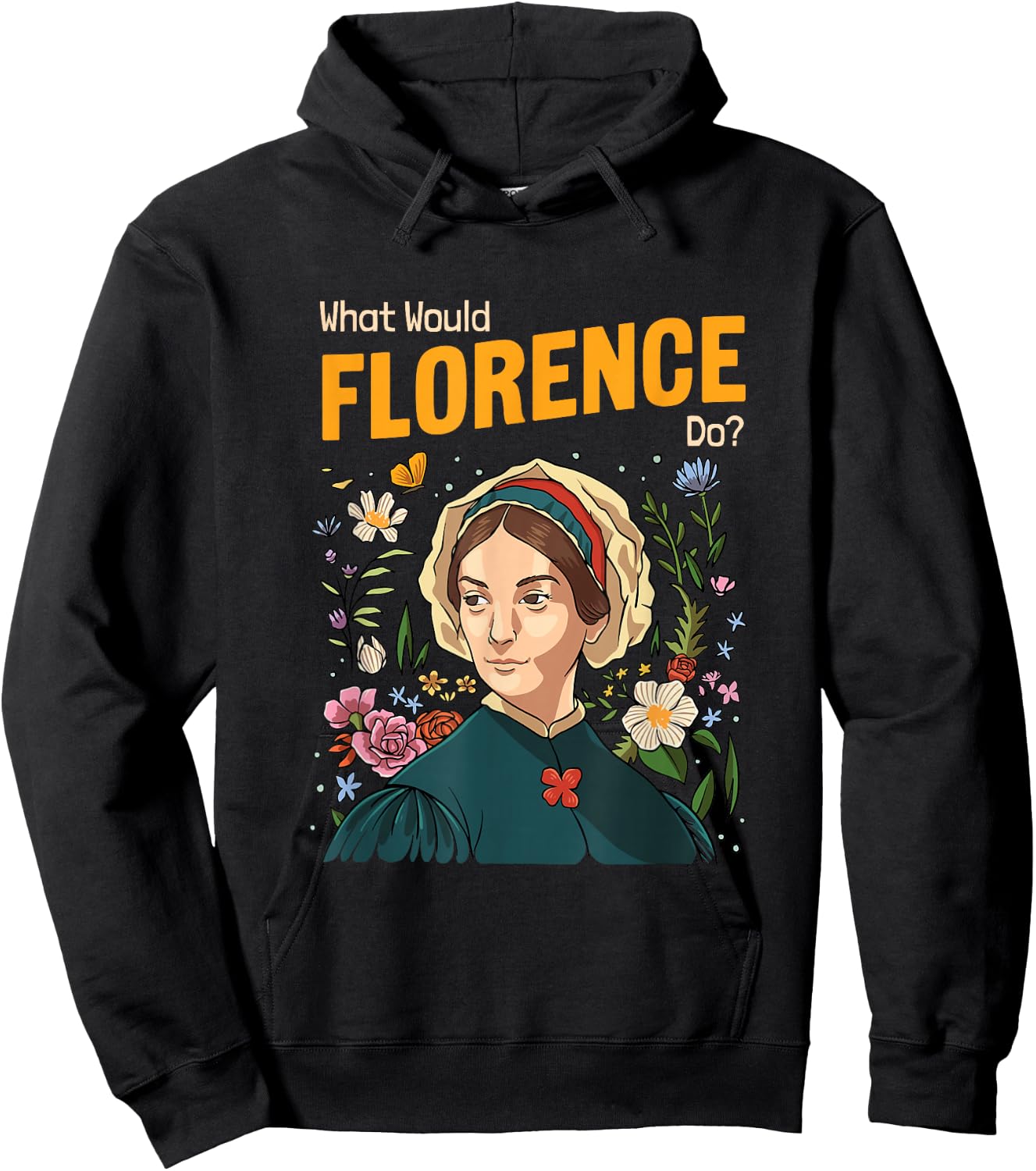 Nurse Florence Nightingale Medical Nursing Medicine Reformer Hoodie - Hoodie | Black
