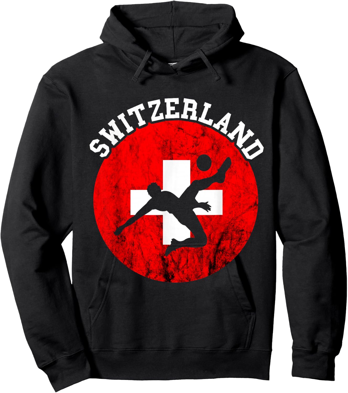Switzerland Swiss Soccer Team Swiss Pride Schweiz Swiss Flag Hoodie - Hoodie | Black