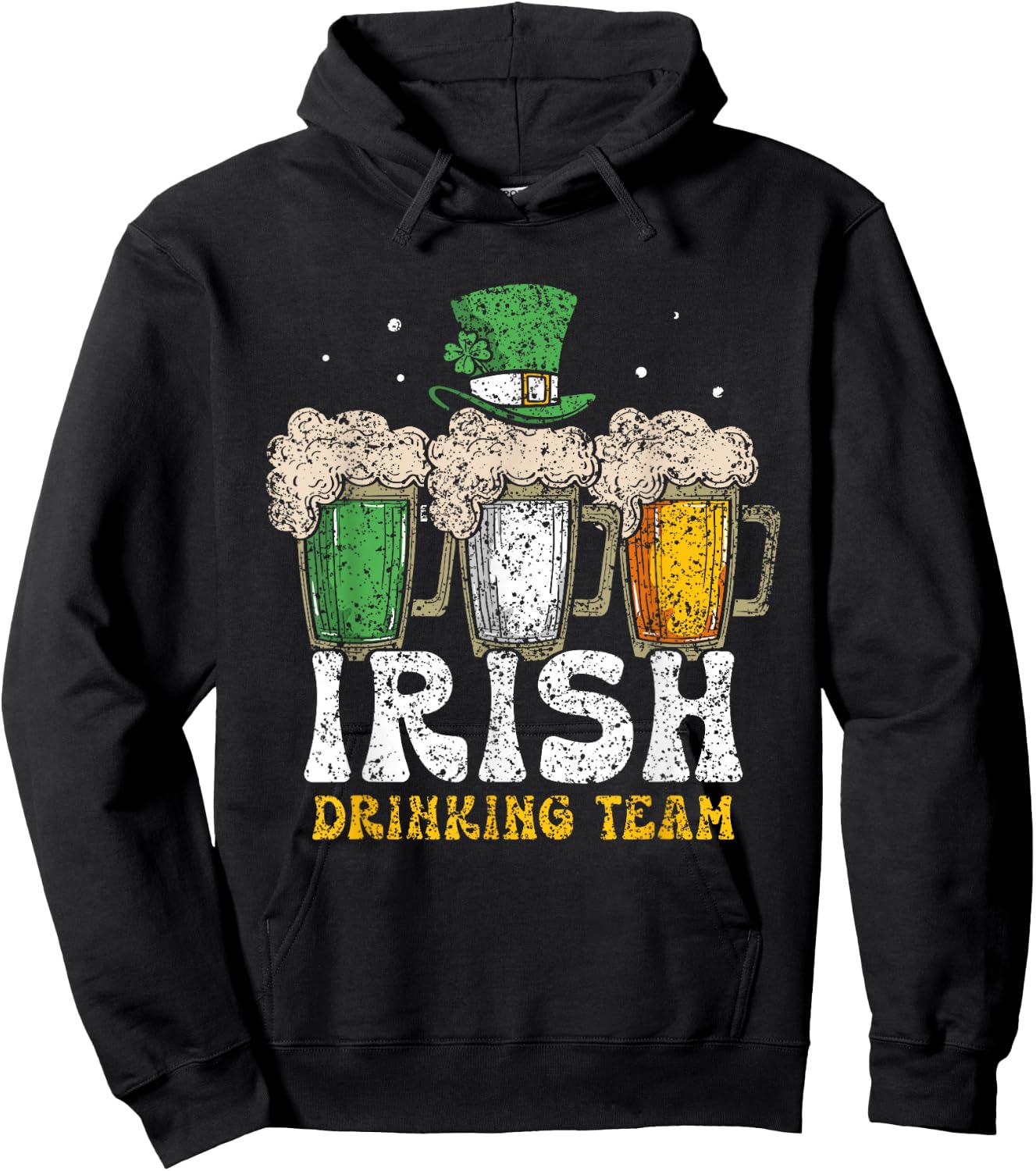 Irish Drinking Team Leprechaun St. Patricks Day Ireland St Hoodie - Hoodie | Black