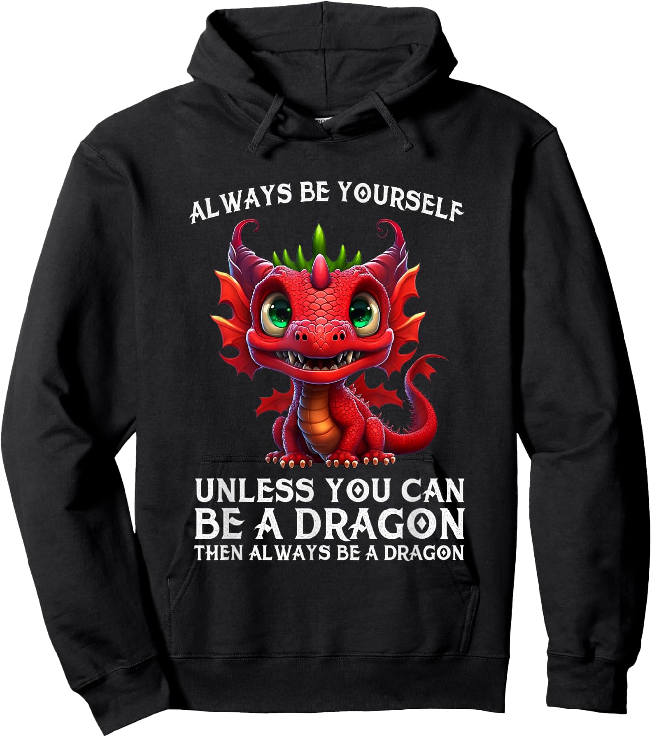 Mythical Dragon Lovers Cool Dragon Women Boys Kids Hoodie - Hoodie | Black