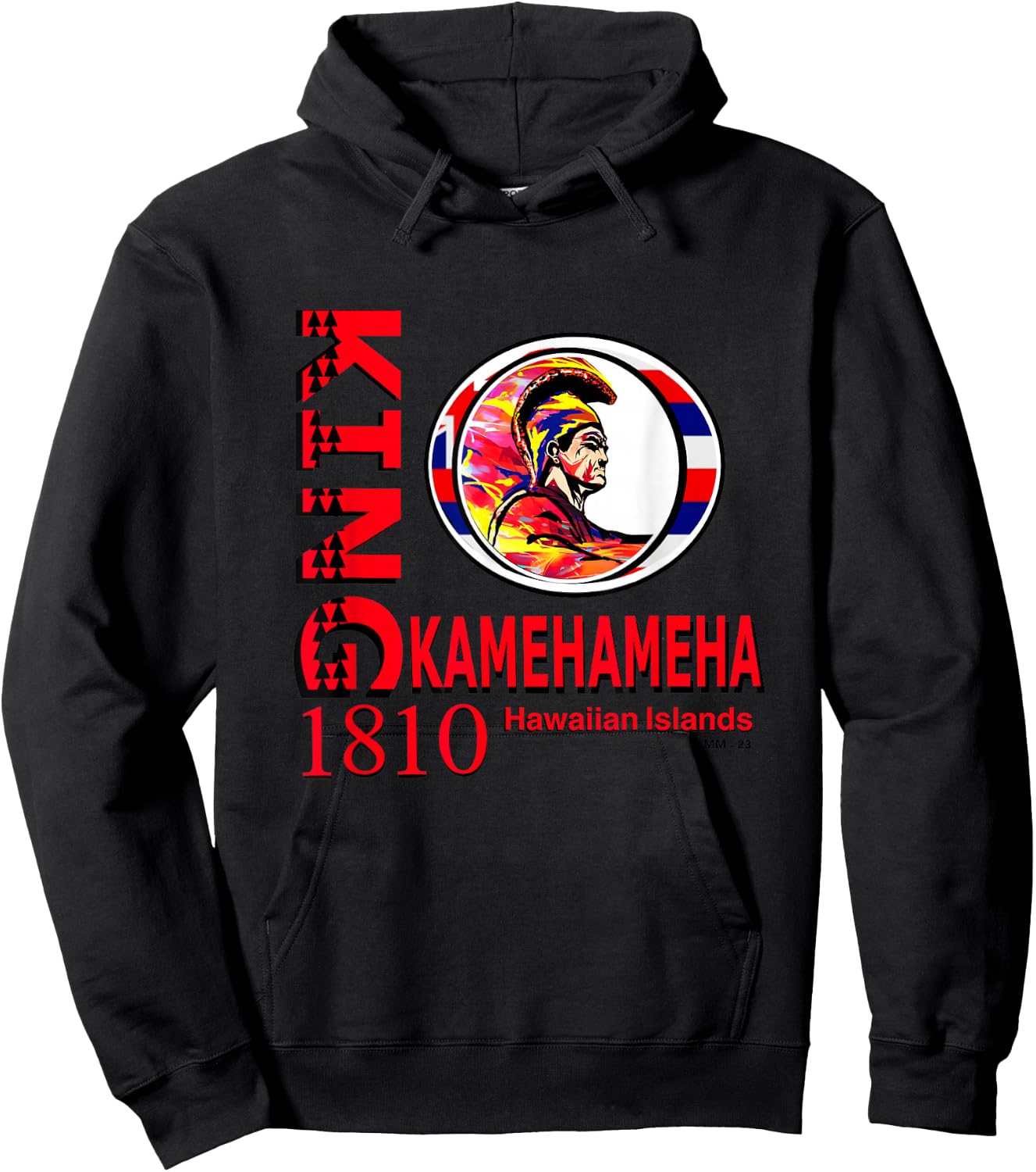 King Kamehameha by micah moto Hoodie - Hoodie | Black