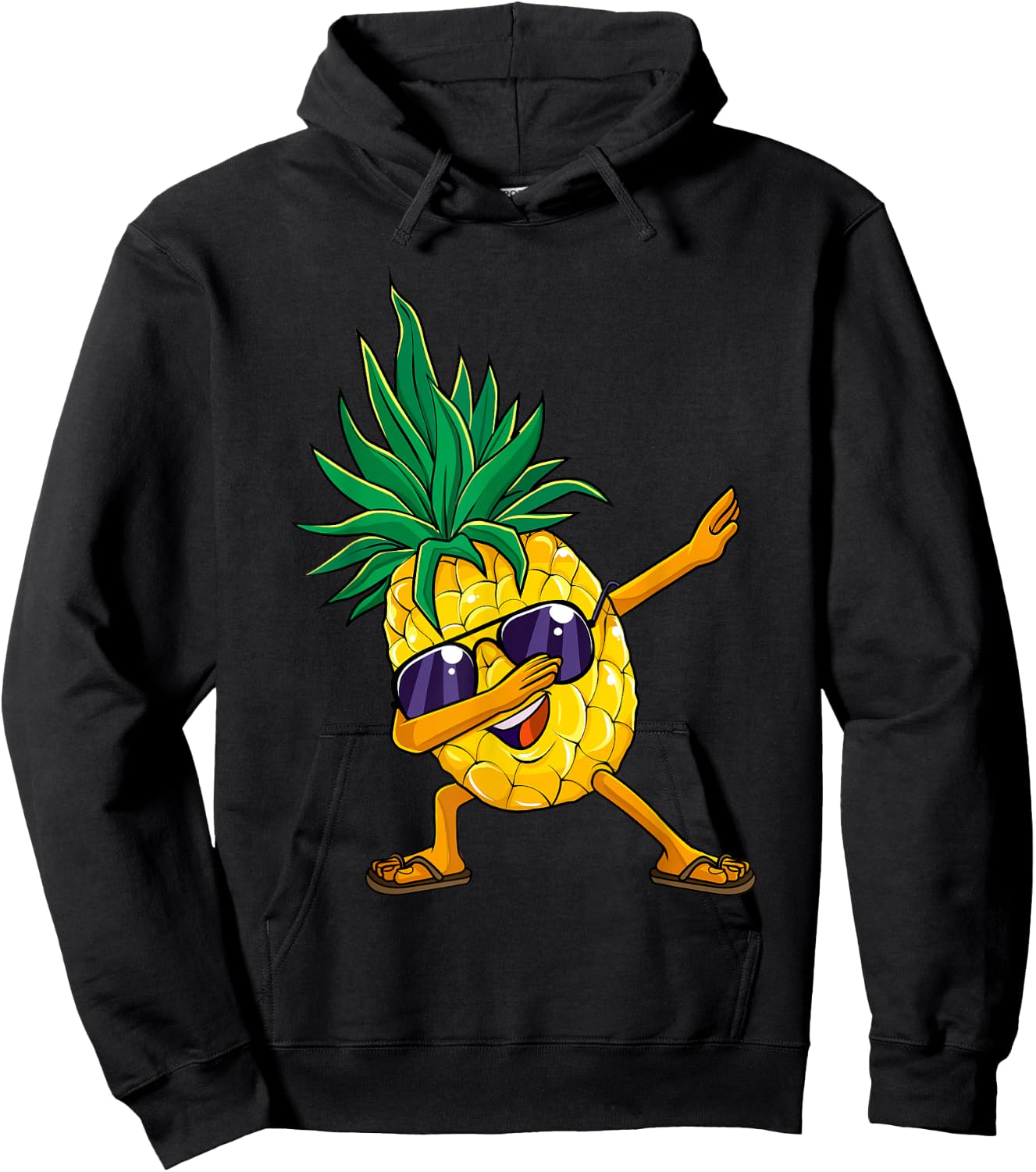 Dabbing Pineapple Hawaii Dab Dance Hawaiian Kids Hoodie - Hoodie | Black