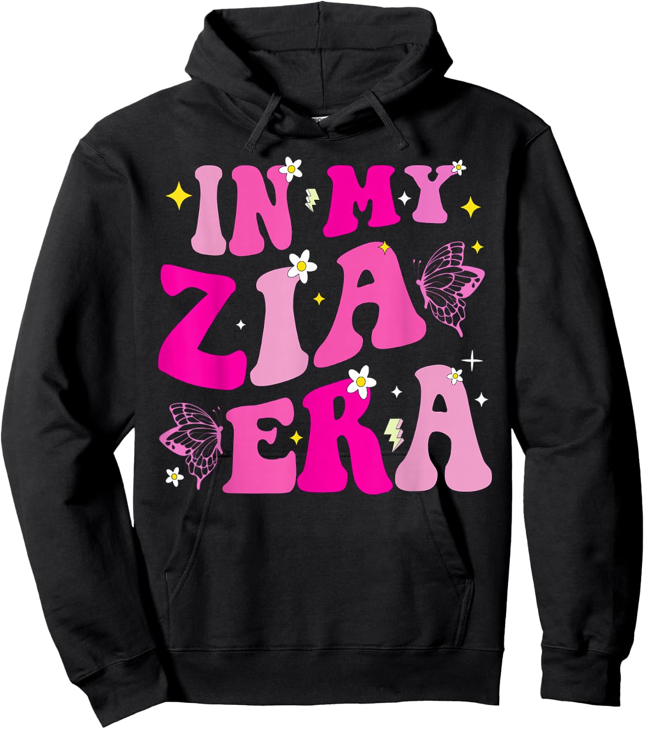 In My Zia Era Italian Aunt Hoodie - Hoodie | Black