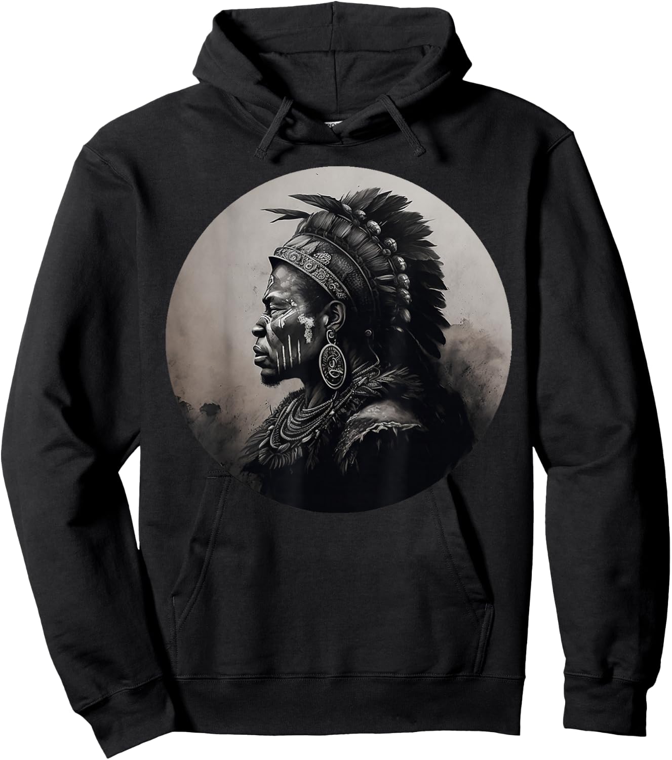 Shaka - King of the Zulu Hoodie - Hoodie | Black