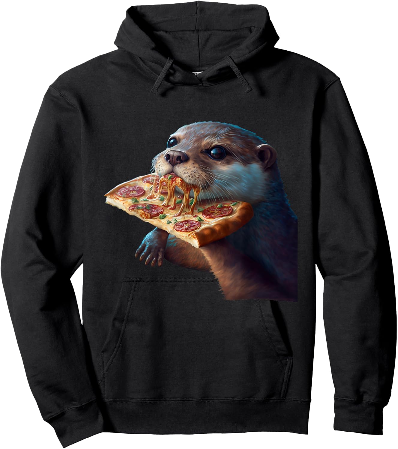 Sea Otter Lover Funny Design Hoodie - Hoodie | Black