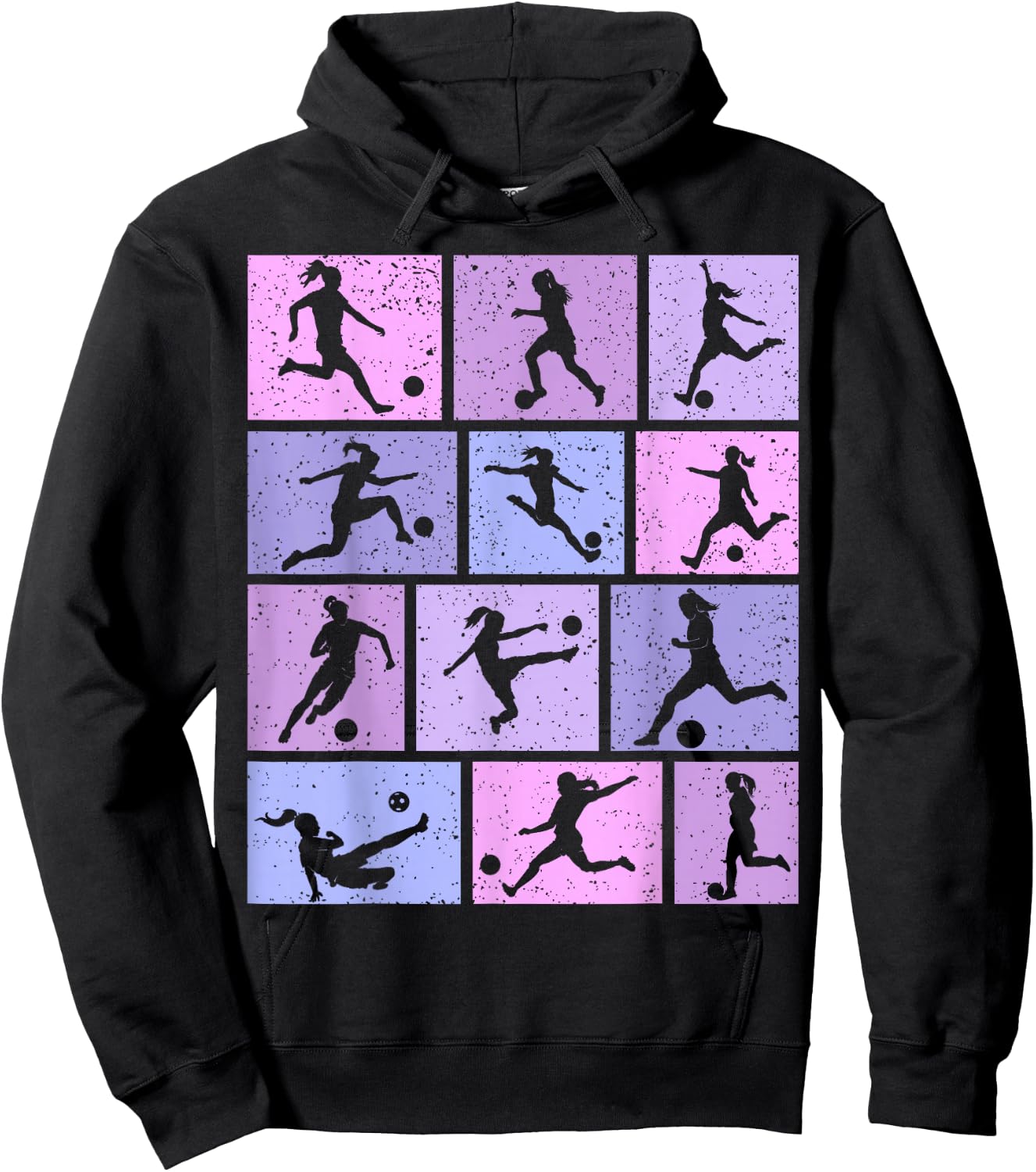 Soccer Girls Youth Women Hoodie - Hoodie | Black