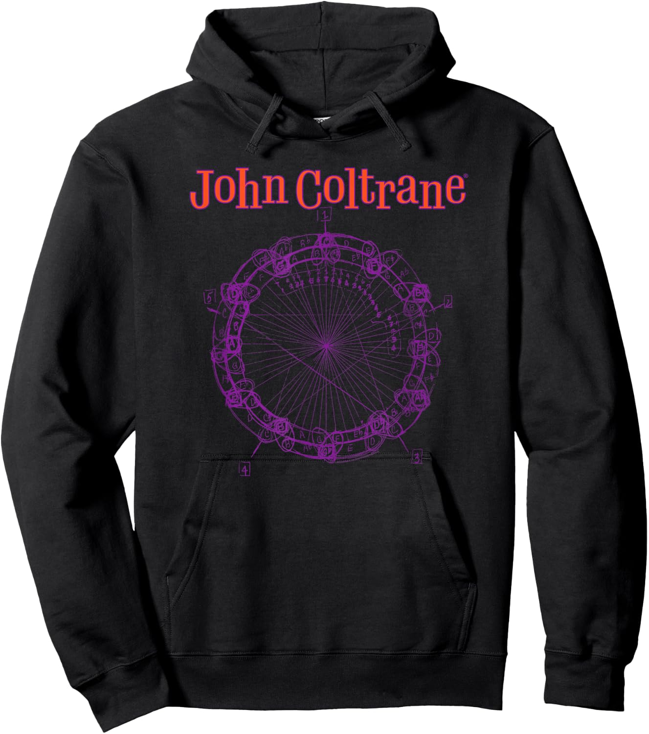 John Coltrane Black -Adults Hoodie - Hoodie | Black