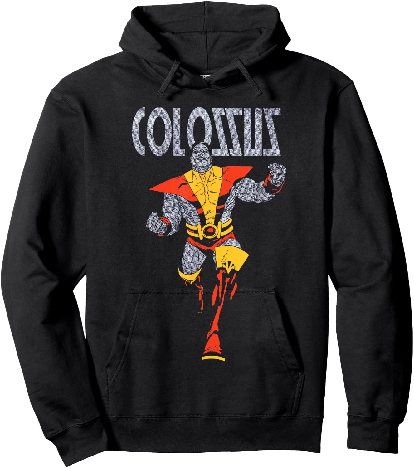 Marvel X-Men Colossus Epic Distressed Portrait Hoodie - Hoodie | Black