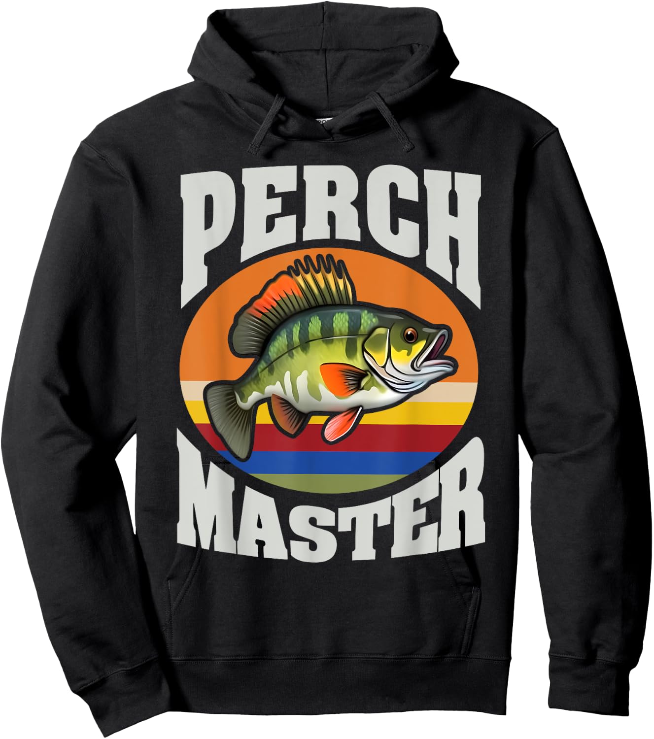 Perch Fishing Angler Fisherman Perch Master Hoodie - Hoodie | Black