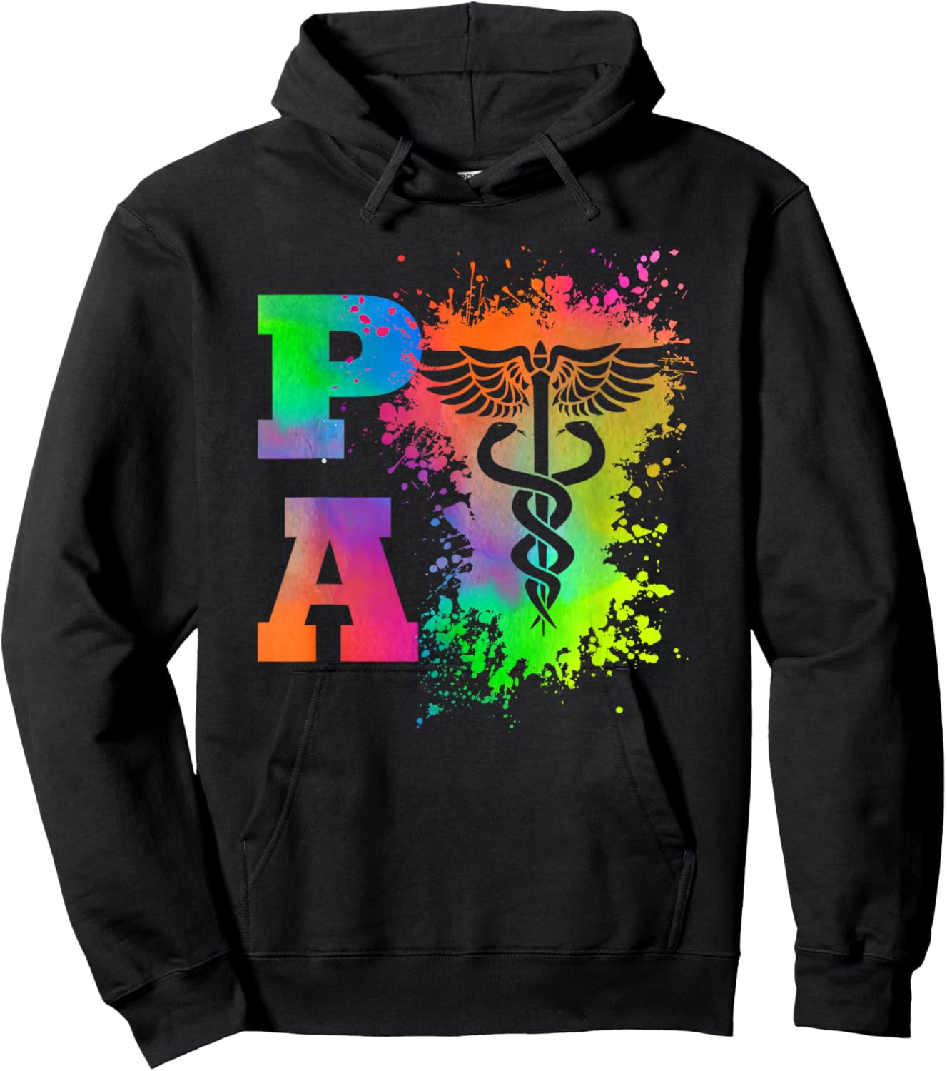 Physician Assistant Caduceus PA Hoodie - Hoodie | Black