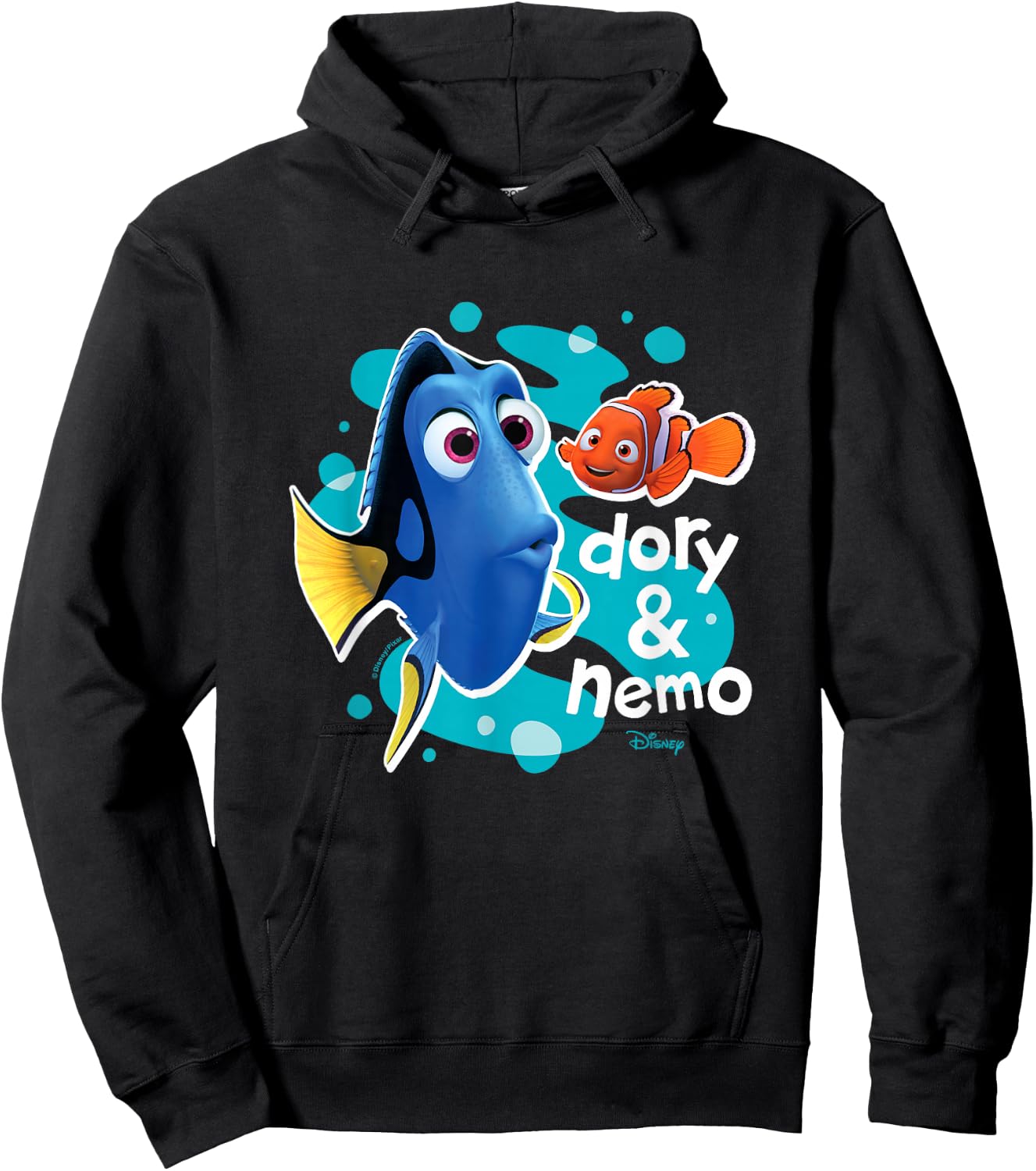 Finding Nemo - Dory and Nemo Hoodie - Hoodie | Black
