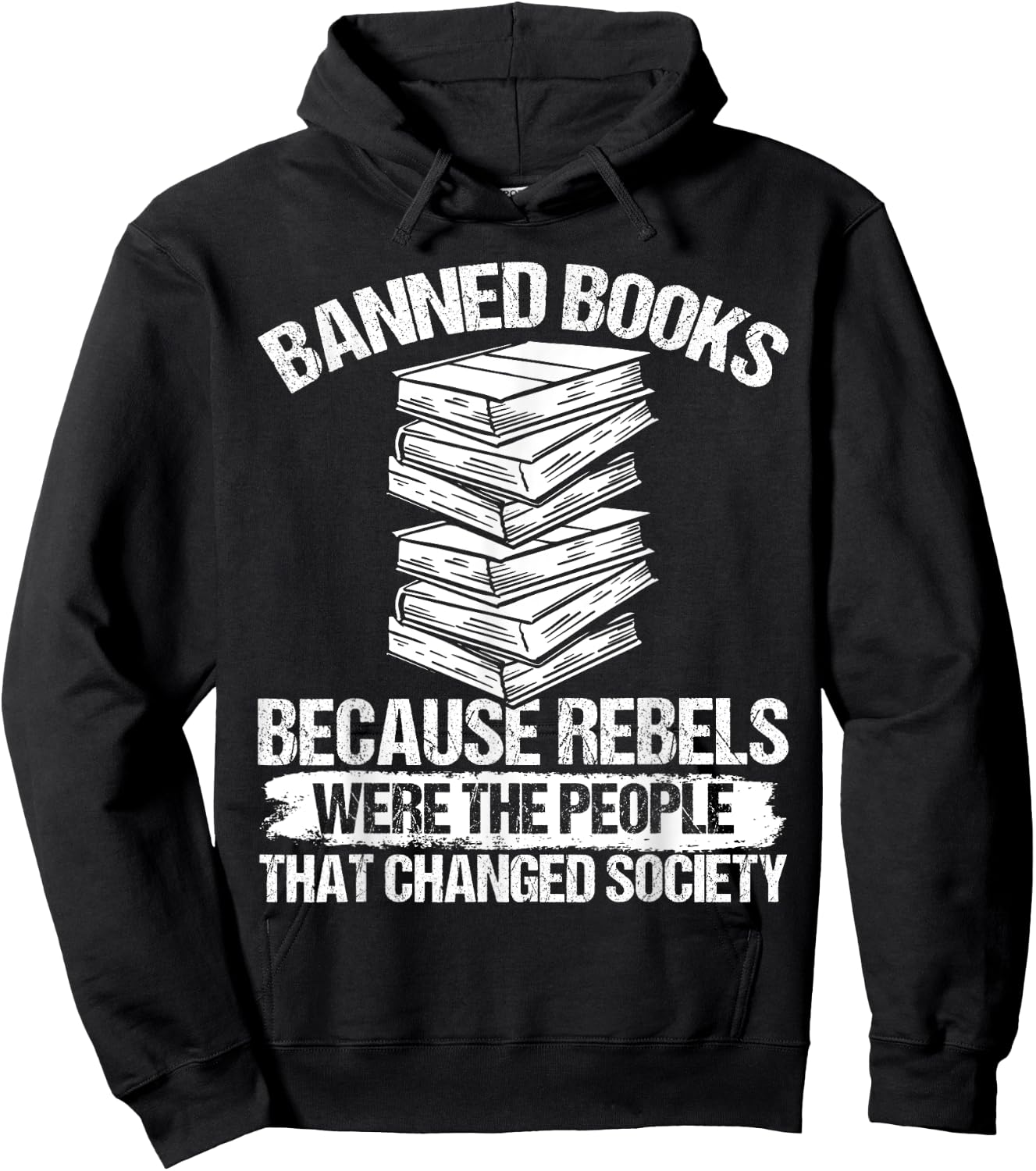 Banned Book List Librarian Banned Book Set Book Lover Hoodie - Hoodie | Black