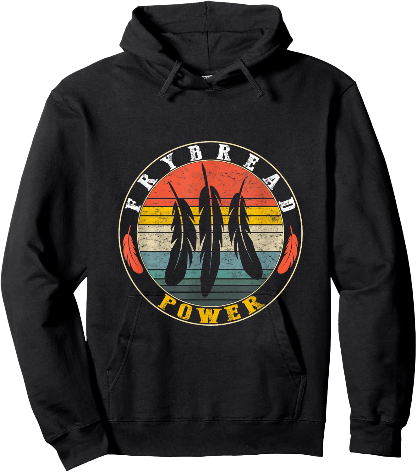 Frybread Power Food Lover Native American Indian Foodie Taco Hoodie - Hoodie | Black