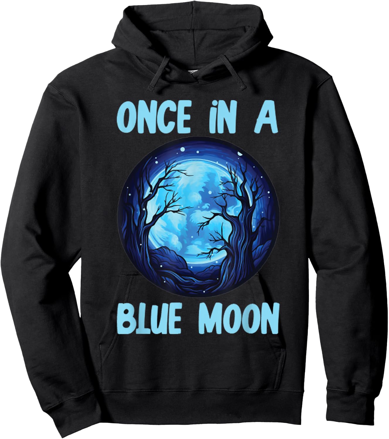 halloween costume Once in a Blue Moon Hoodie - Hoodie | Black