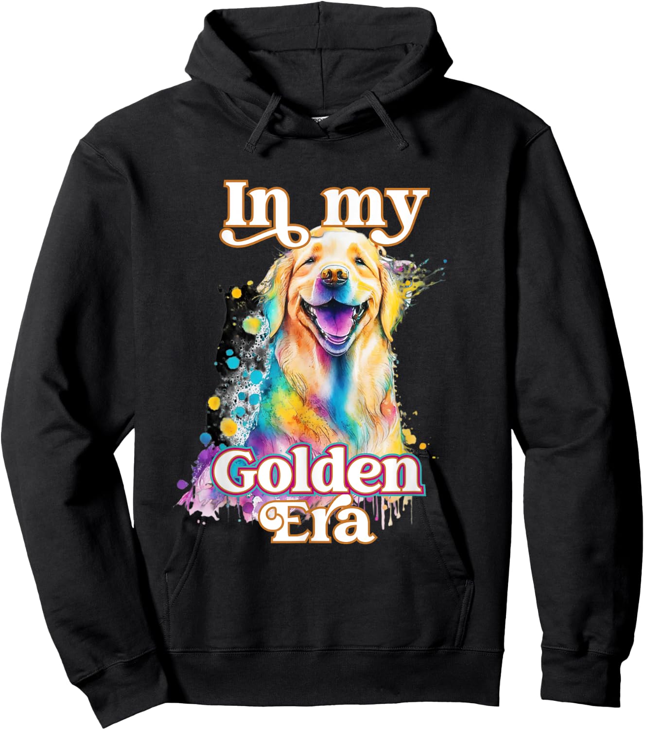 In My Golden Retriever Era Hoodie - Hoodie | Black