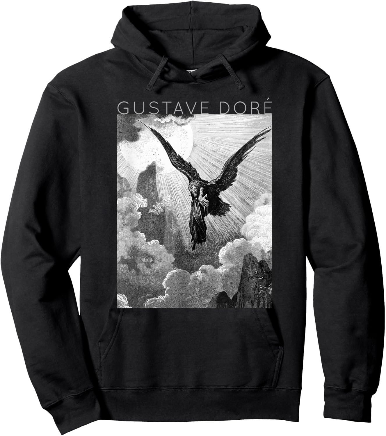 Gustave Doré - Dante and the Eagle - Art for Artists Hoodie - Hoodie | Black