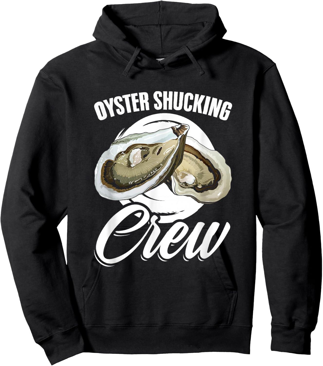Oyster Shucker Seafood Shuck Oyster Shucking Crew Hoodie - Hoodie | Black