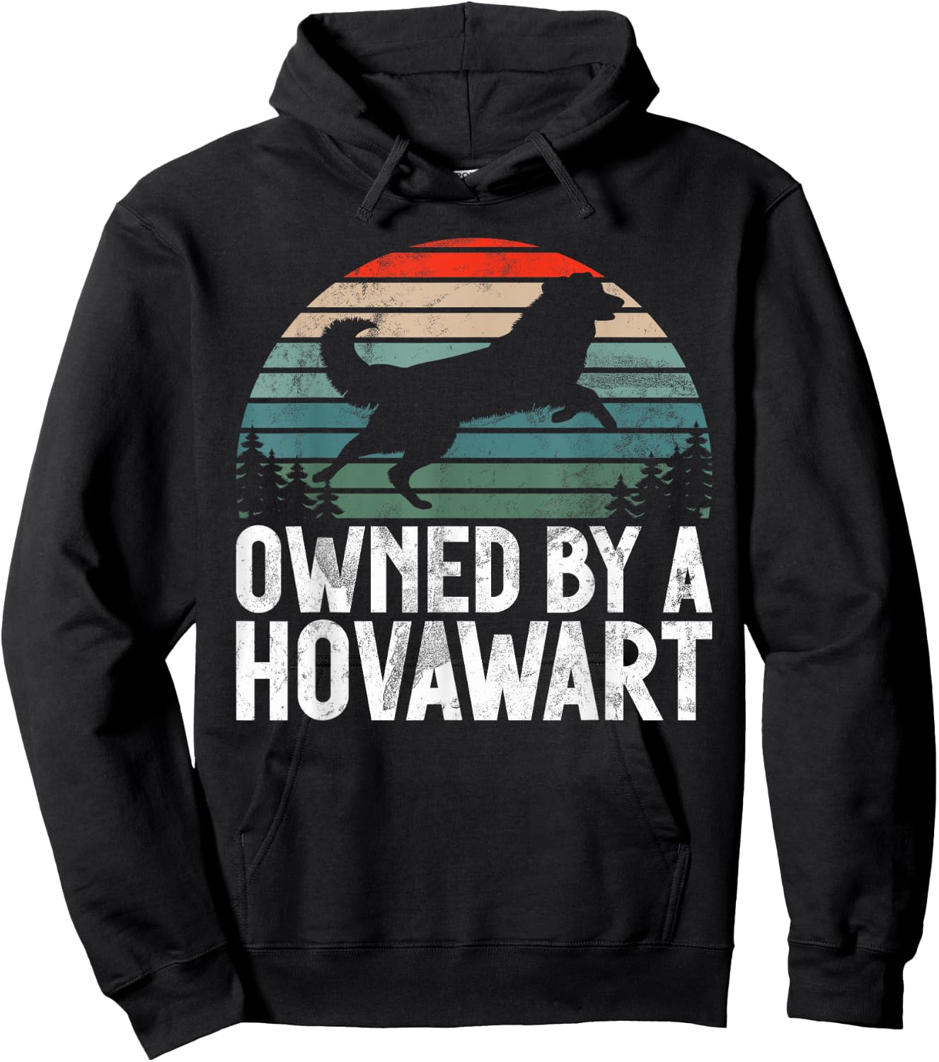 Owned by a Hovawart Hoodie - Hoodie | Black