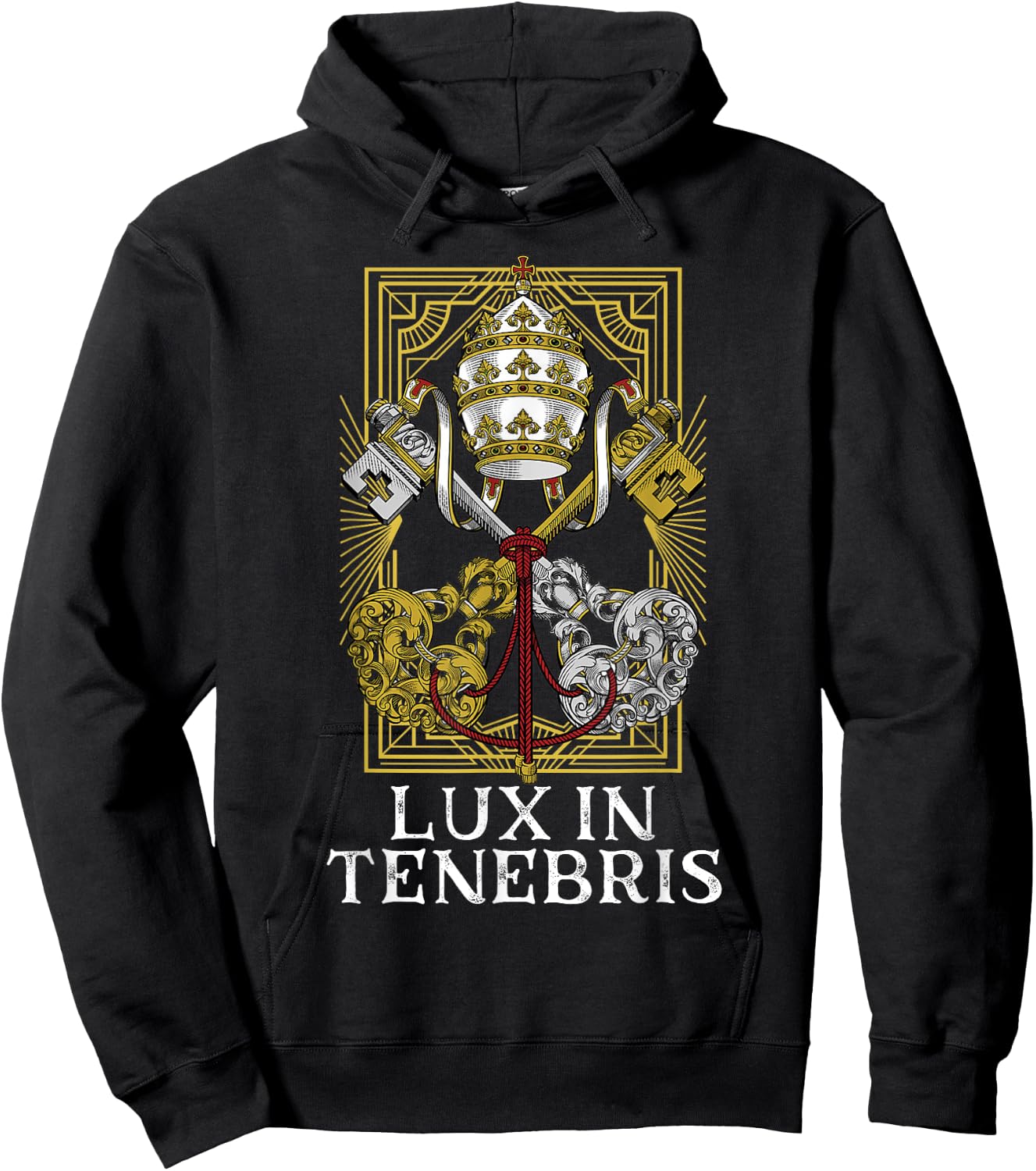Catholic Holy See Latin Mass Vatican Hoodie - Hoodie | Black