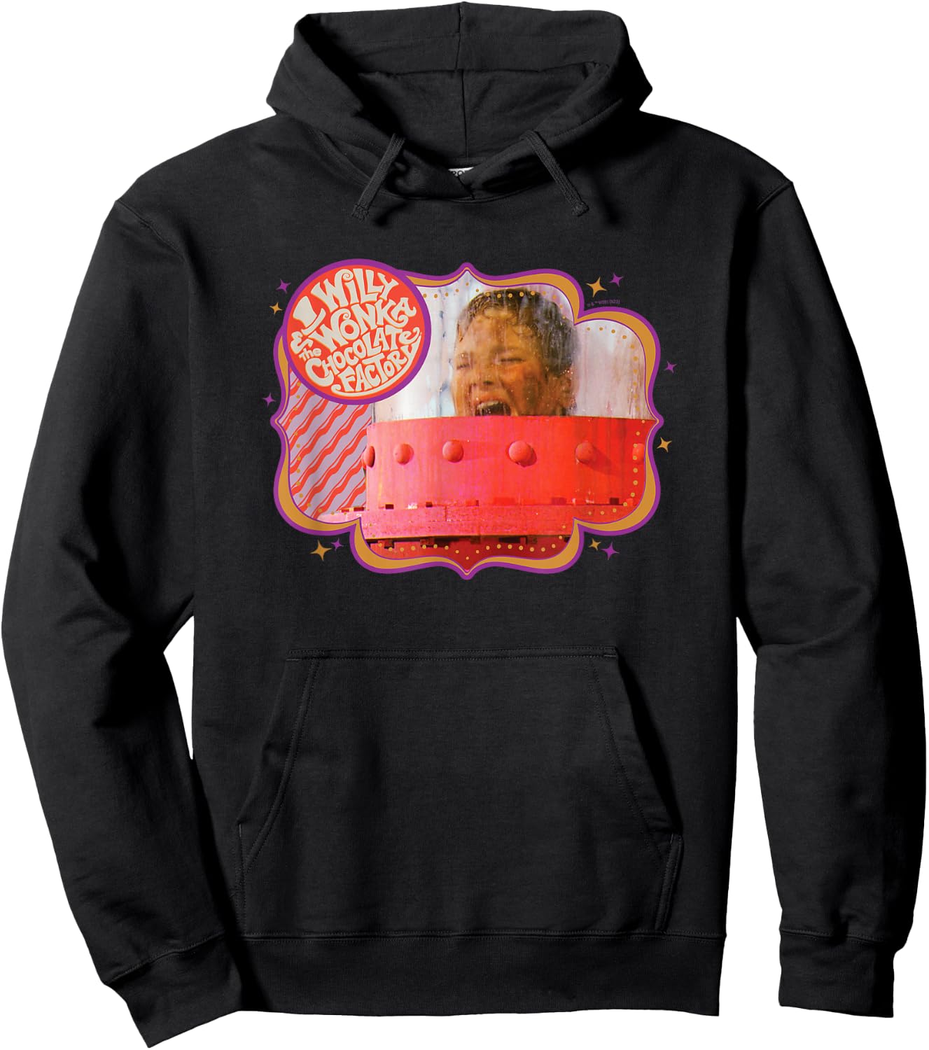 Willy Wonka & The Chocolate Factory - Augustus Gloop Hoodie - Hoodie | Black