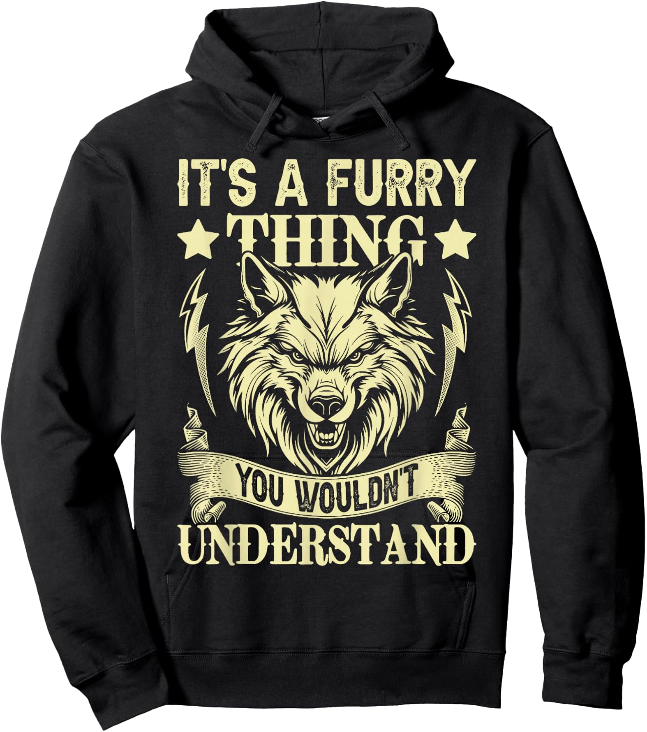 It's A Furry Thing You Wouldnt Understand Hoodie - Hoodie | Black