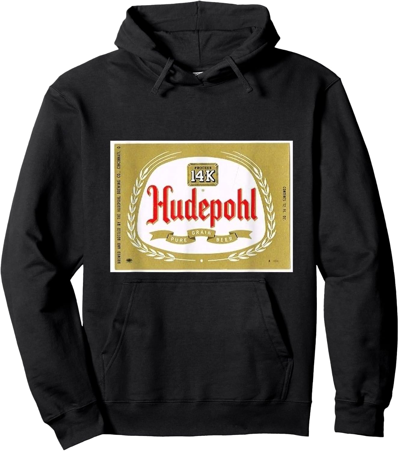 Hudepohl 14K Cincinnati Lager Hoodie - Hoodie | Black