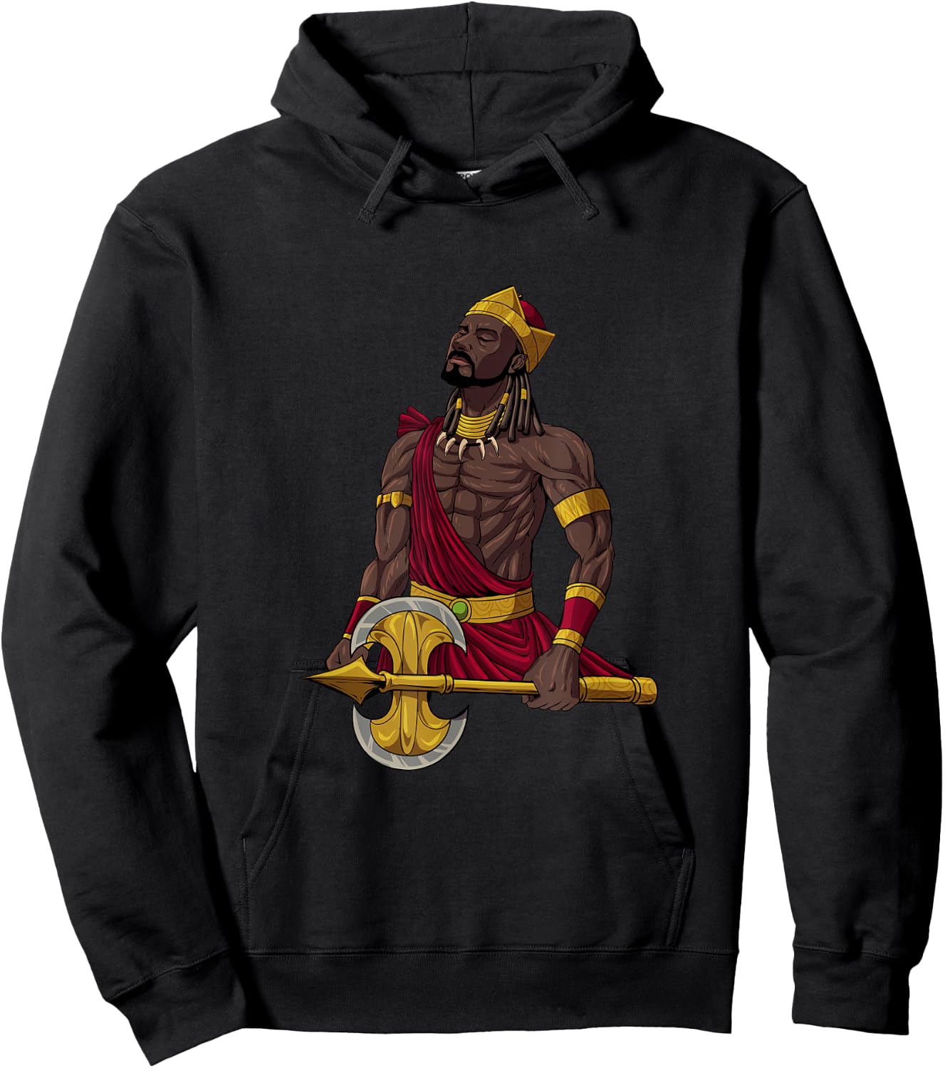 God of Yoruba Religion - Shango Hoodie - Hoodie | Black