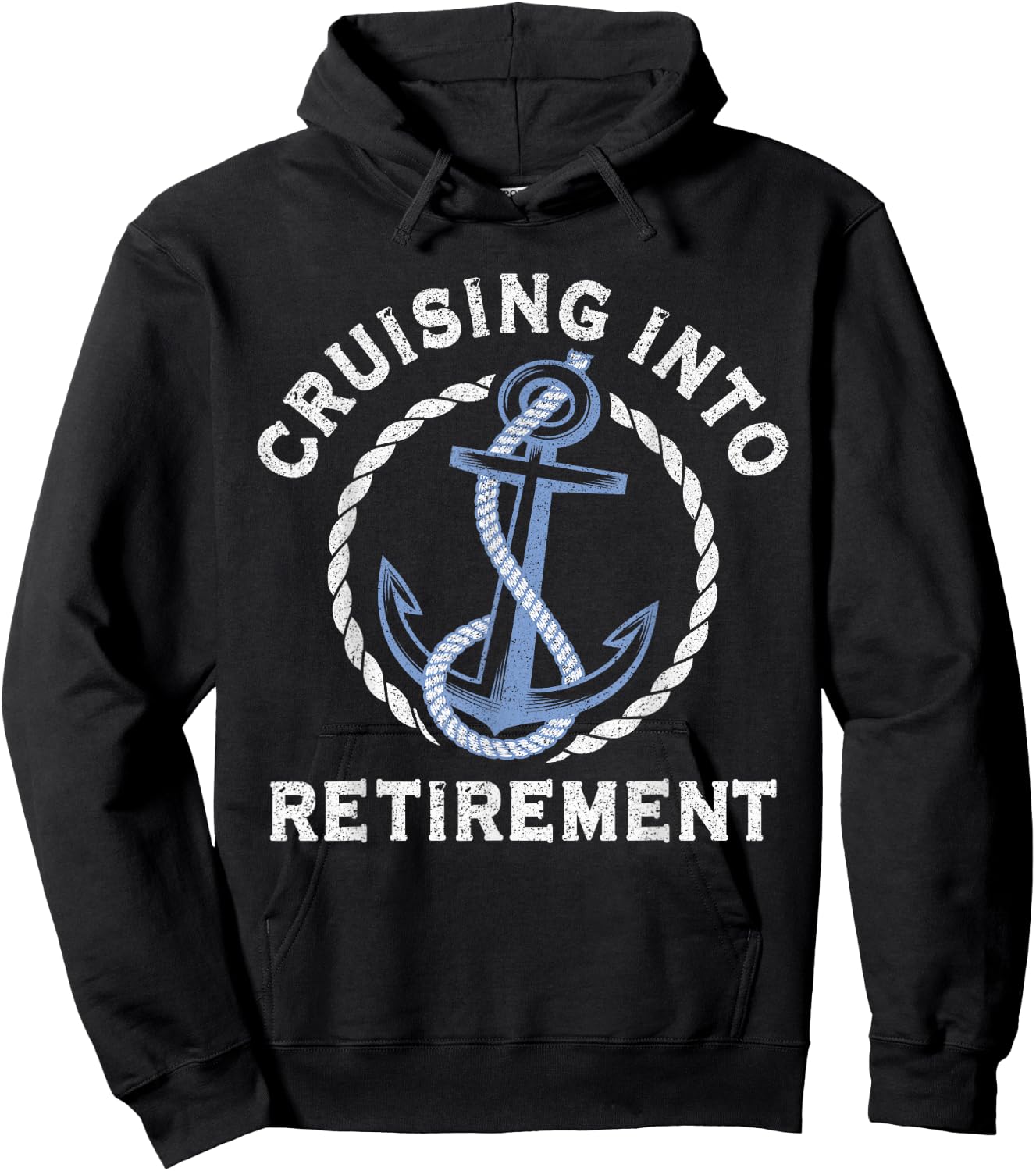 Sailing Boating Vacation Cruising Into Retirement Cruise Hoodie - Hoodie | Black
