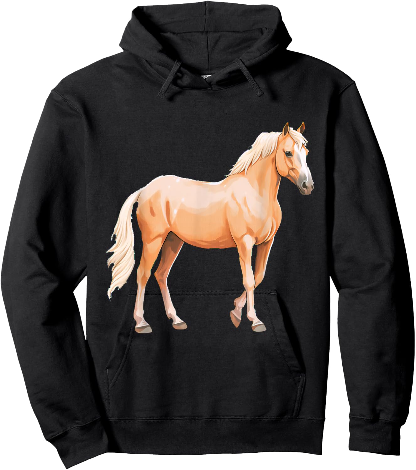 Palomino Horse Hoodie - Hoodie | Black