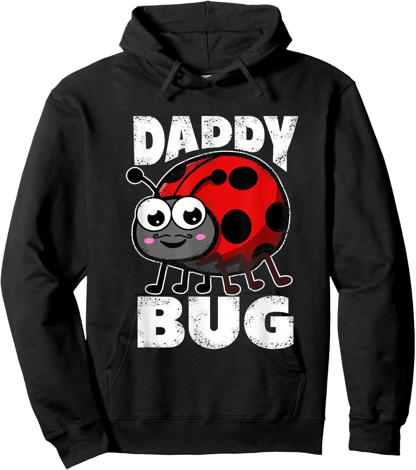 Daddy Bug Ladybug Father Insects Entomology Hoodie - Hoodie | Black